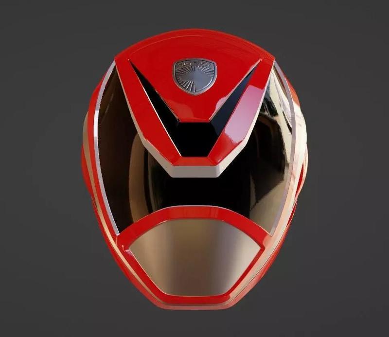Power Rangers SPD Red Ranger Deka Red Helmet