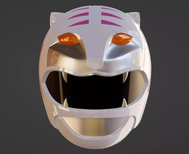 Power Rangers Wild Force White Ranger Gao White Helmet