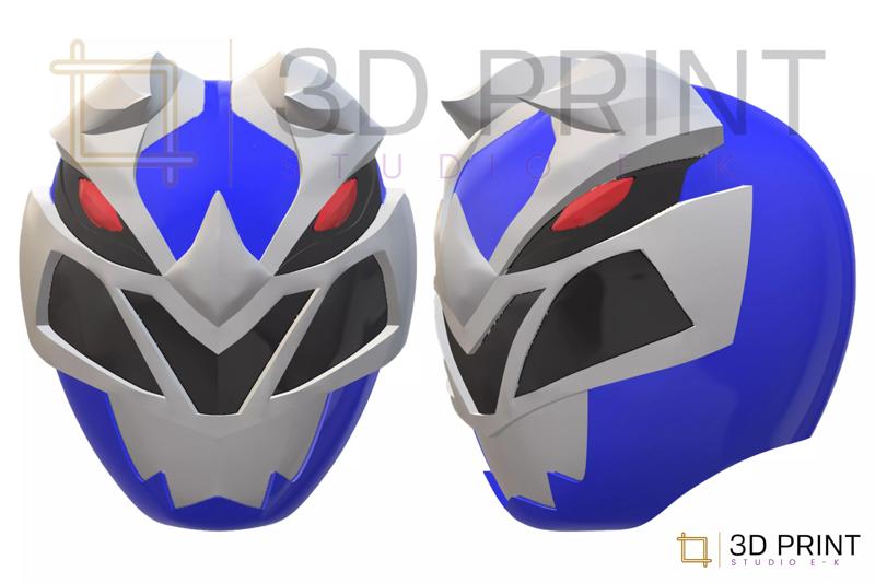 Power Rangers Dino Fury Blue Ranger helmet