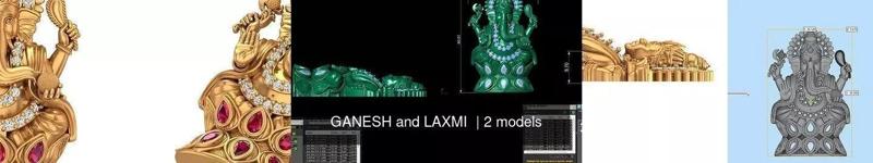 GANESH and LAXMI  3D Model Collection