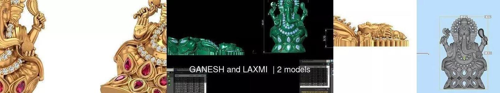 GANESH and LAXMI  3D Model Collection