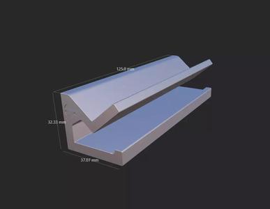 Printable Rolling V Tray - Support Free