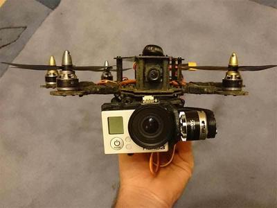 Blackout Spider Hex Gimbal Mount (Storm32 + MotorPixie Mini Gimbal)