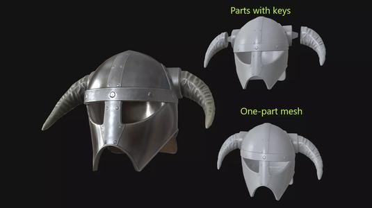 Viking helmet v4