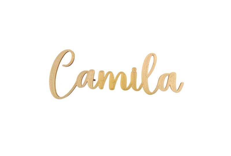 Camila Cake Topper Front