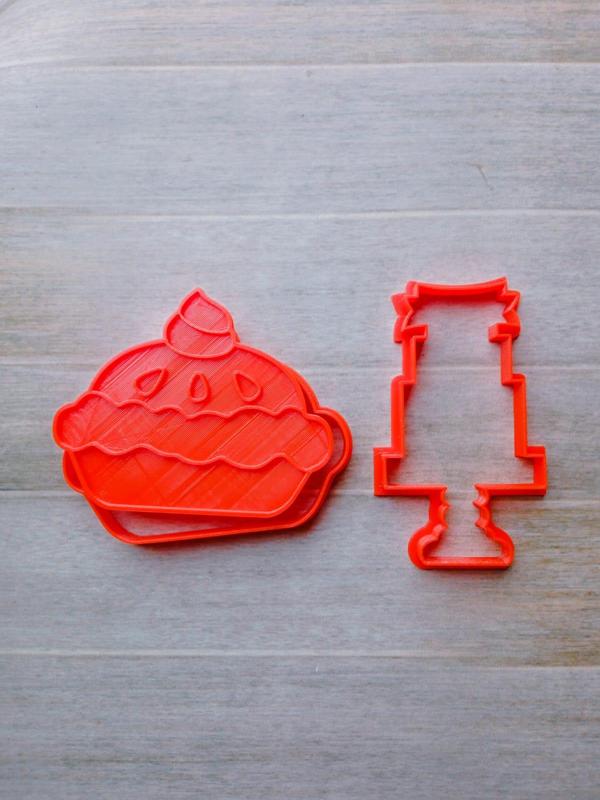 PIE CAKE COOKIE CUTTERS KIT X2 - PIE CAKE COOKIE CUTTERS KIT X2