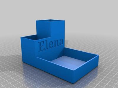 Pencil case with tray