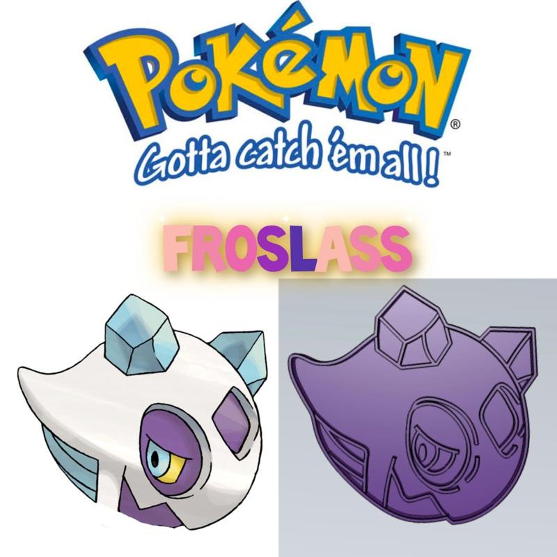AMAZING POKEMON Froslass  COOKIE CUTTER STAMP CAKE DECORATING