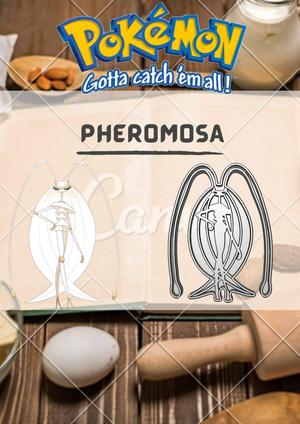 AMAZING POKEMON Pheromosa COOKIE CUTTER STAMP CAKE DECORATING