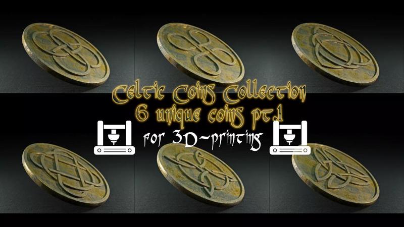 Celtic Coin Collection pt1 3D-printable