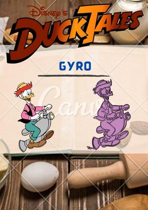 Wonderful Duck Tales Character gyro gearloose Duck Cookie Cutter Stamp Cake Decoration