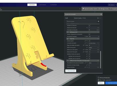 Firm cellular support with engraved dog paws