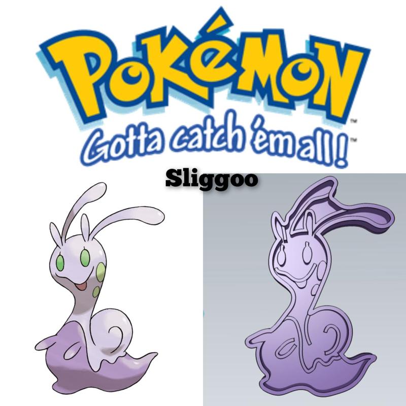 Amazing Pokemon sliggoo Cookie Cutter Stamp Cake Decorating