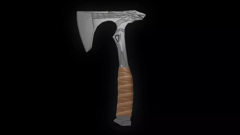 Apex Legends 3D printable bloodhound heirloom