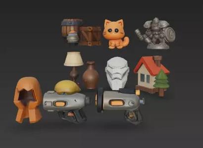 Video game props pack