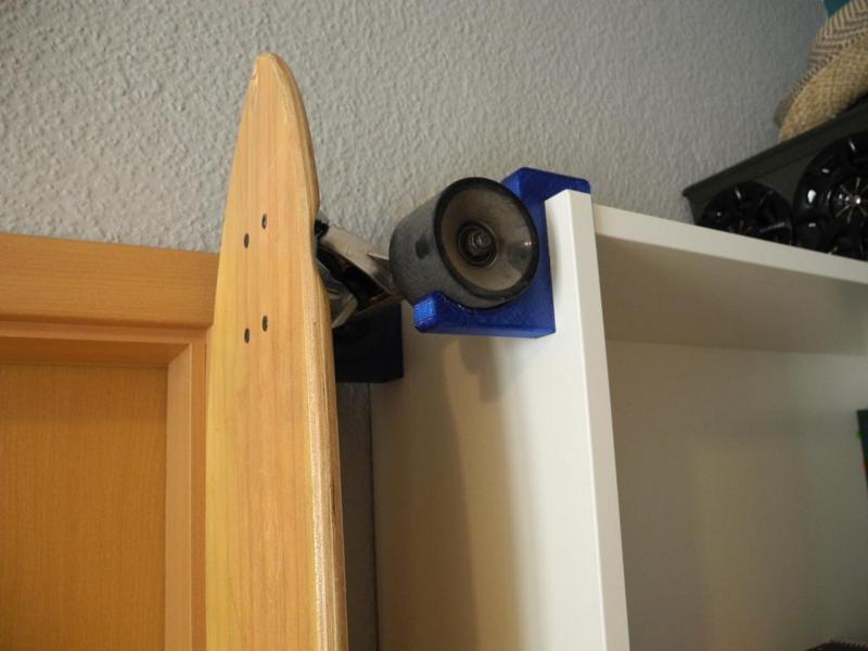 Ikea Billy Longboard Holder