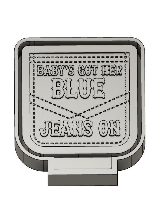 Baby's Got Her Blue Jeans On Freshie STL
