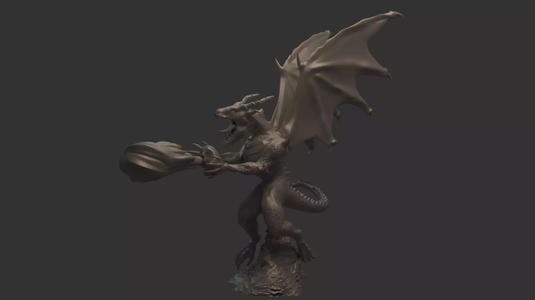 Dragon statue of