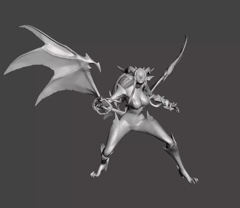 Dragon Sorceress Zyra 3D Model