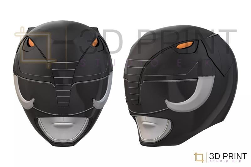Power Rangers Black Ranger helmet MMPR