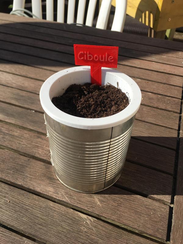 Vegetable seedling signs