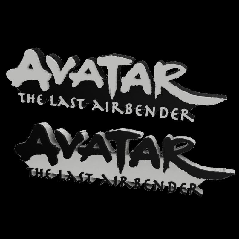 3D MULTICOLOR LOGO/SIGN - Avatar: The Last Airbender