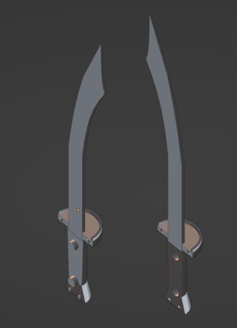 Swords of Prince Zuko / Blue Spirit Avatar the Legend of Ang