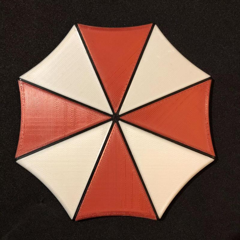 Resident Evil Umbrella Corporation Logo Coaster