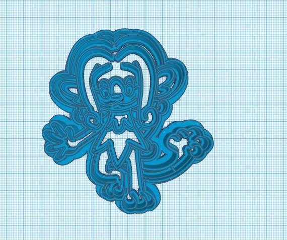 Pokemon: Simipour Cookie Cutter