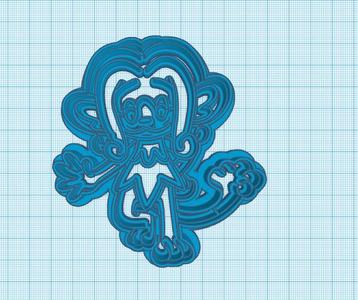 Pokemon: Simipour Cookie Cutter