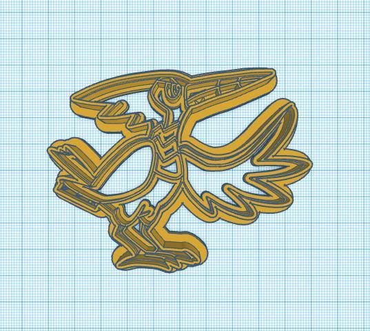 Pokemon: Trumbeak Cookie Cutter