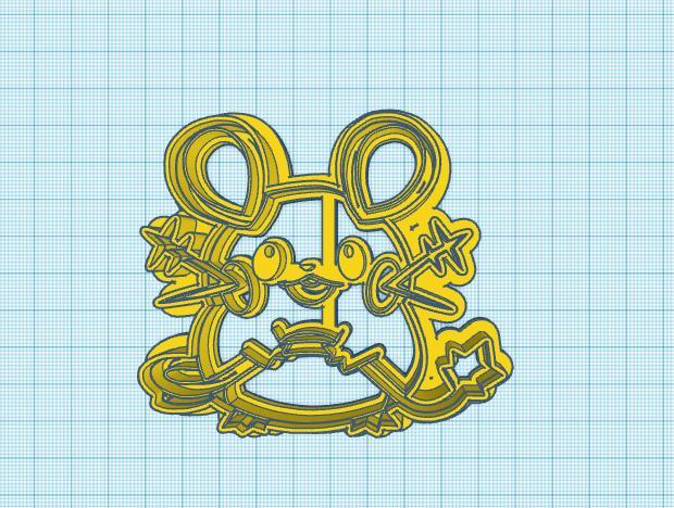 Pokemon: Dedenne Cookie Cutter