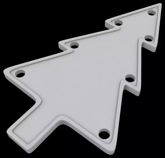 Hanging christmas tree