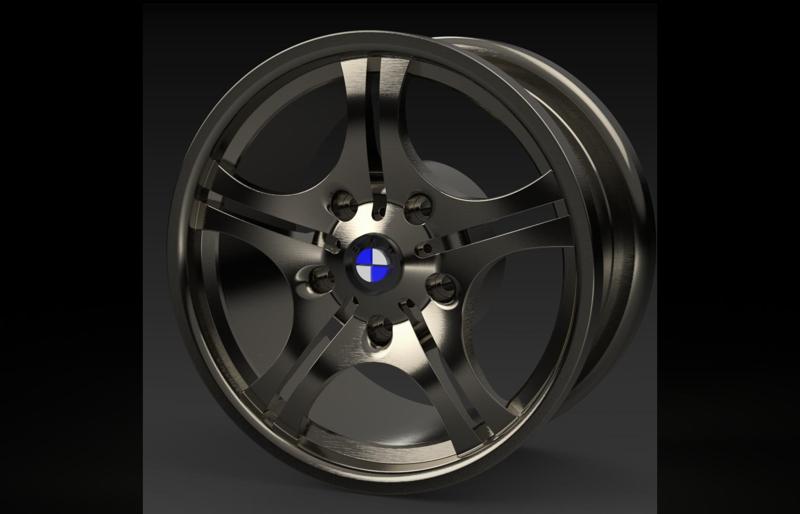 BMW E46 M2 RIM 3D MODELING STL