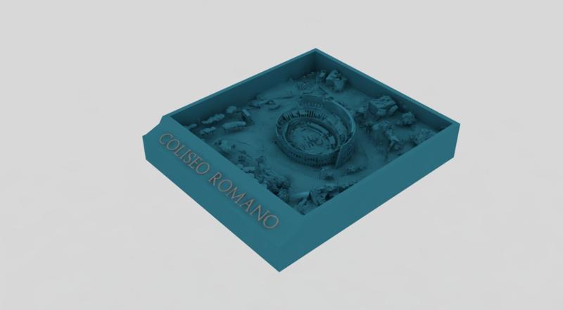 Miniature Roman Colosseum