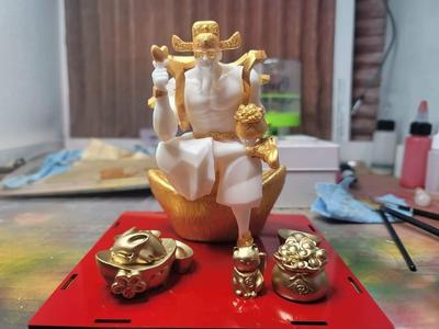 DECOR - CHINESE God of wealth statue - 3d print