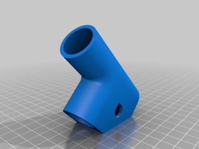 T-Piece for Ø22mm PVC pipe - pipe weld when using ABS
