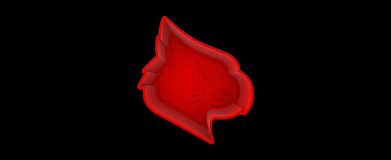 Louisville Cardinals Cookie Cutter (4 Variations)