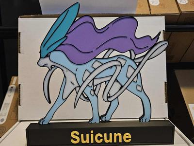 Pokemon Suicune Display