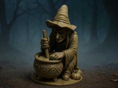 Witch at the Cauldron