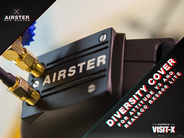 FatShark Attitude v3 Diversity Cover (Realacc RX5808 Lite)