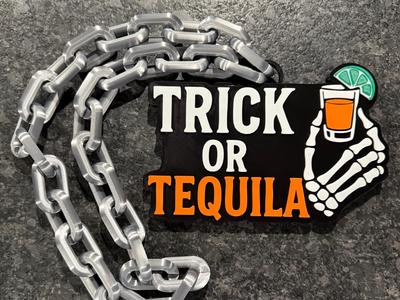 Trick or Tequila Halloween Turnover Chain