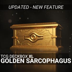TCG Deckbox XL - Golden Sarcophagus