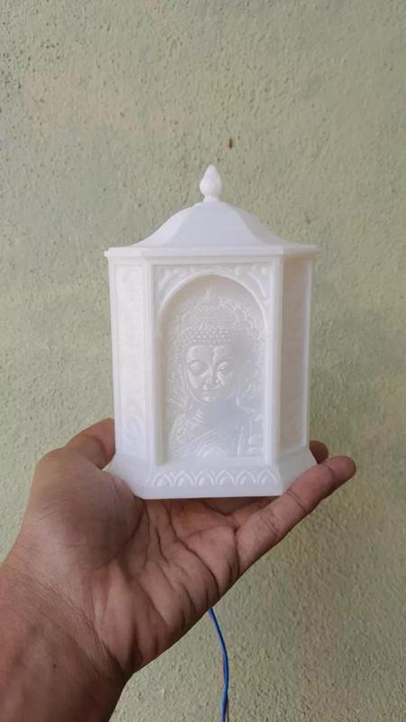 3D Lithophane Buddha Statue Night Lamp