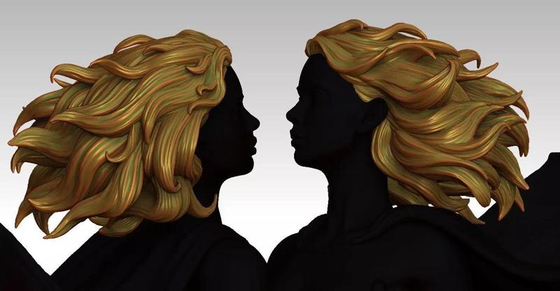 3D Hairstyles for girl V93