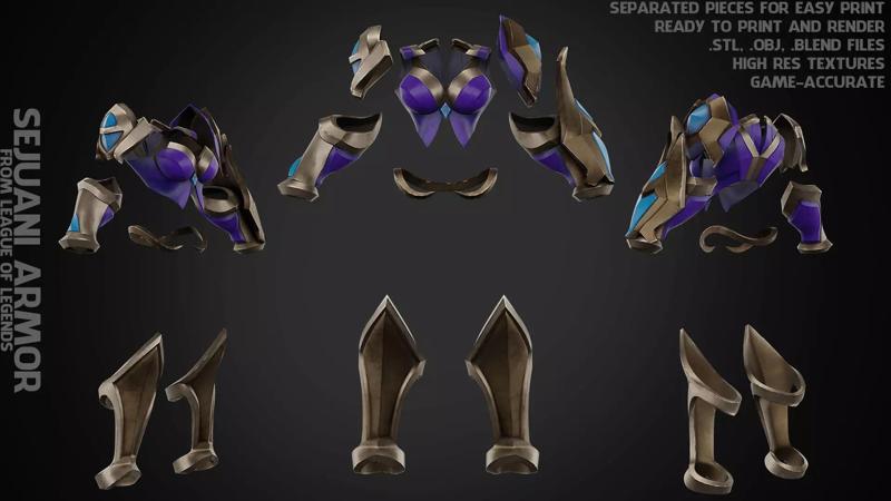 League of Legends Sejuani Armor for Cosplay