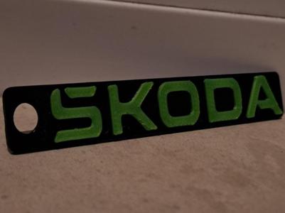 Skoda keychain