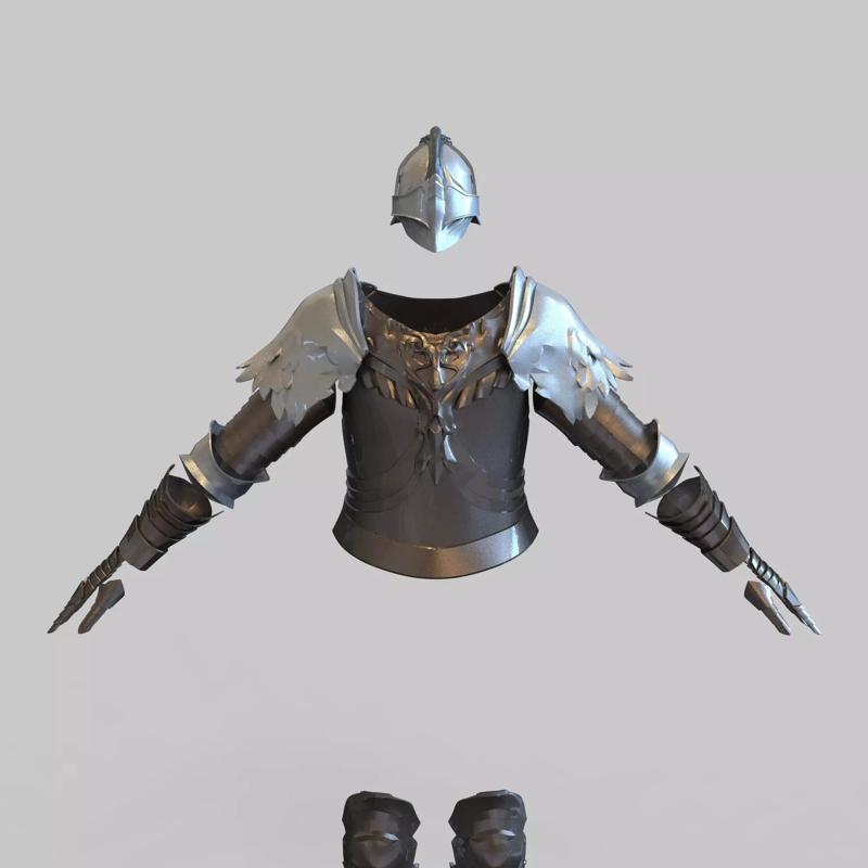Raging Wolf Elden Ring Full Body Wearable Armor with Sword