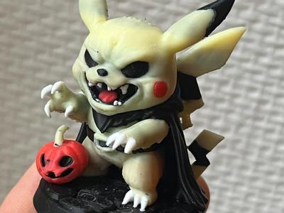 miniature pokemon pikachu halloween