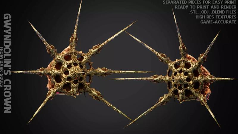 Dark Souls Dark Sun Gwyndolin Crown for Cosplay